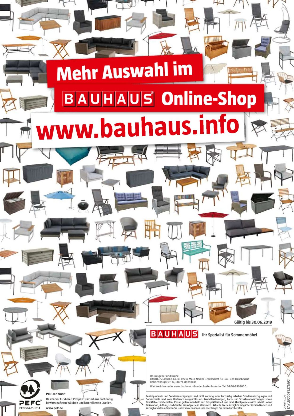 Prospekt Bauhaus vom 25.03.2019