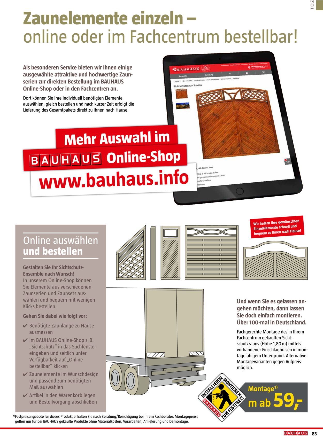 Prospekt Bauhaus vom 03.02.2022