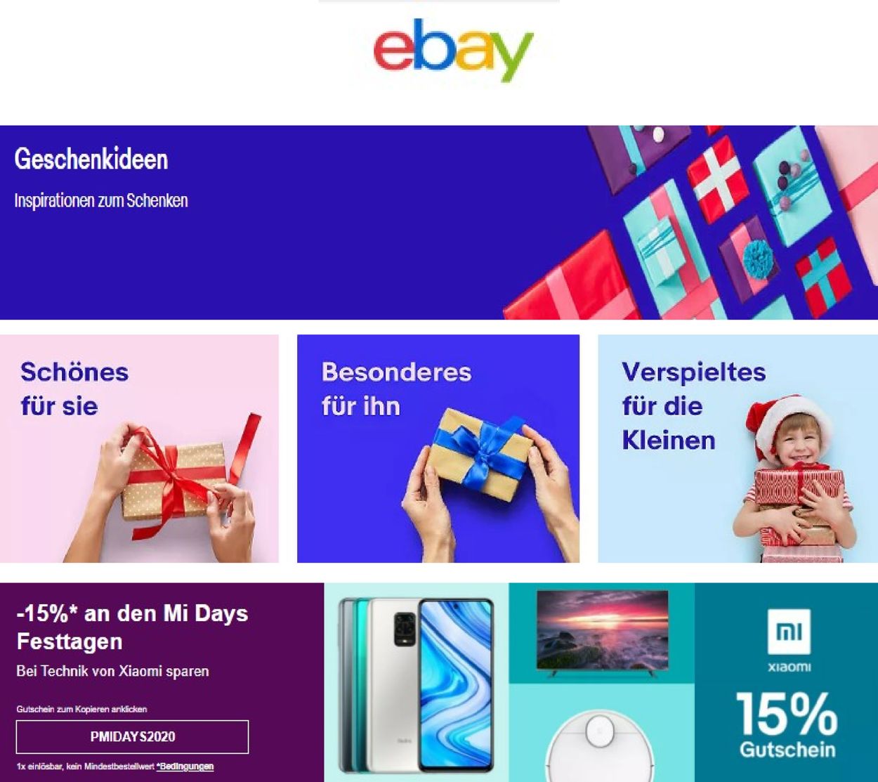 Prospekt eBay Weihnachtsprospekt 2020 vom 17.12.2020