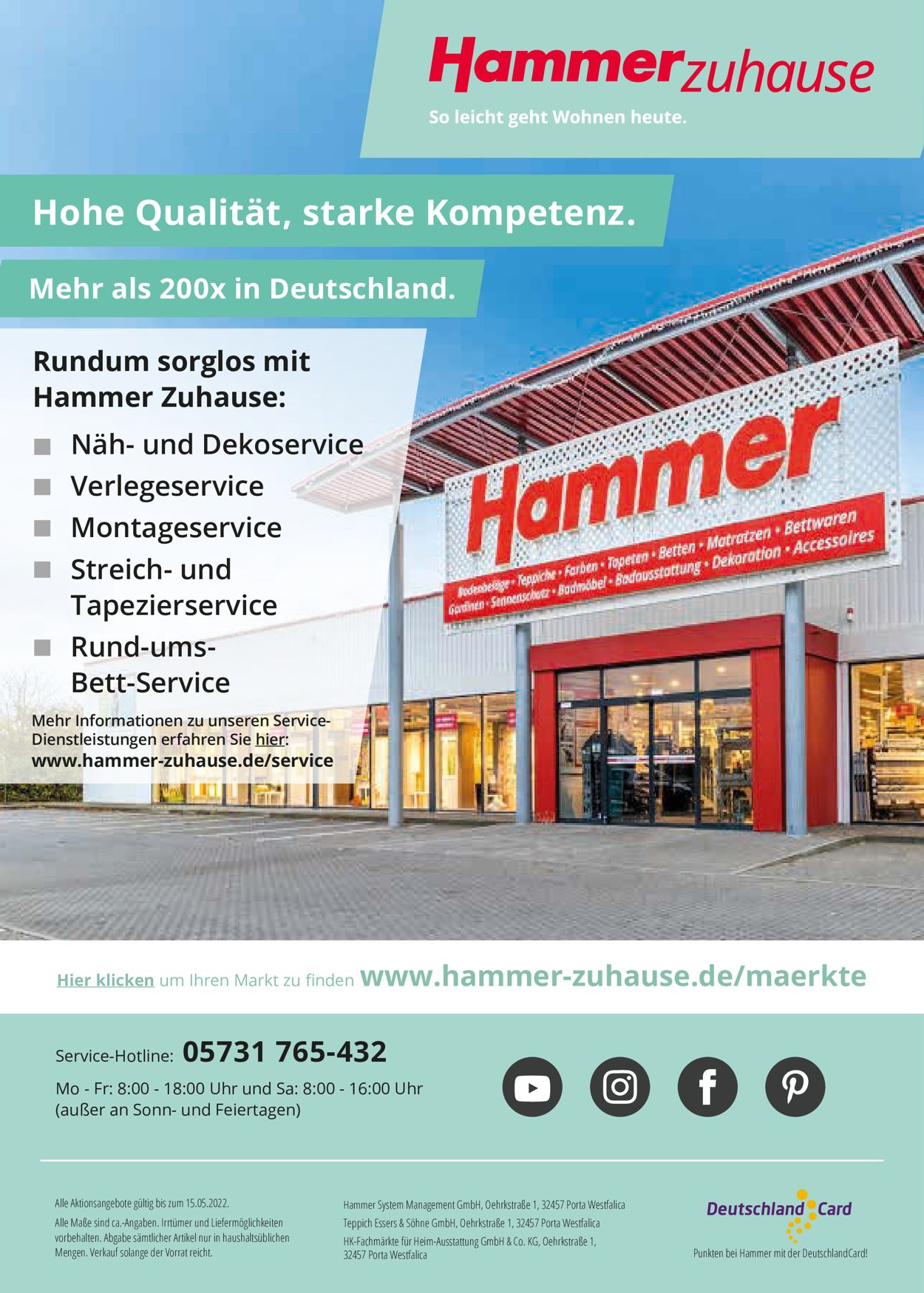 Prospekt Hammer vom 09.05.2022