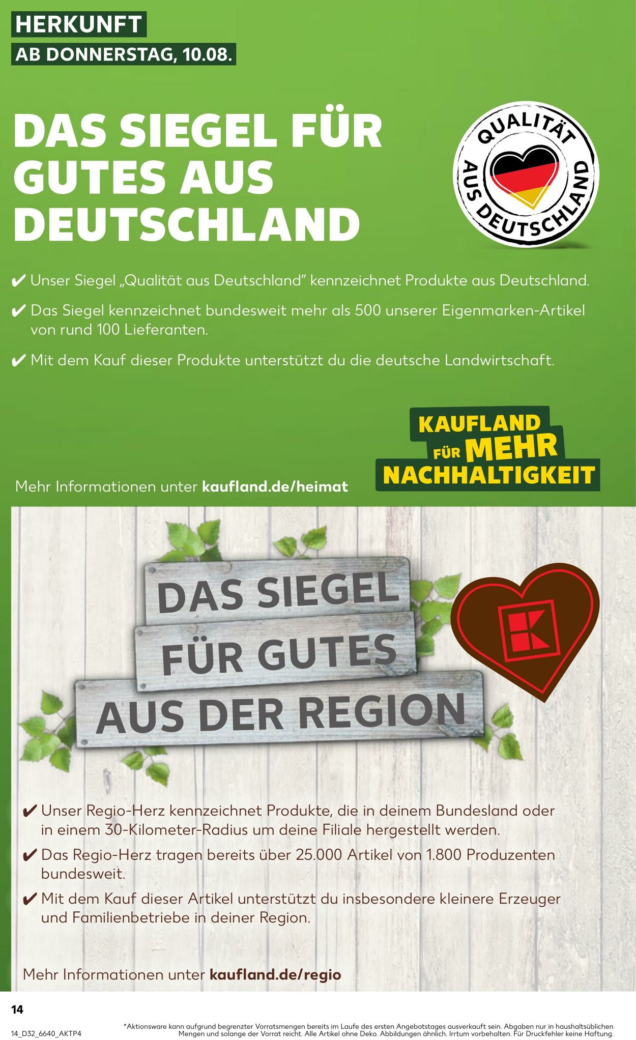 Prospekt Kaufland - Brandenburg vom 10.08.2023