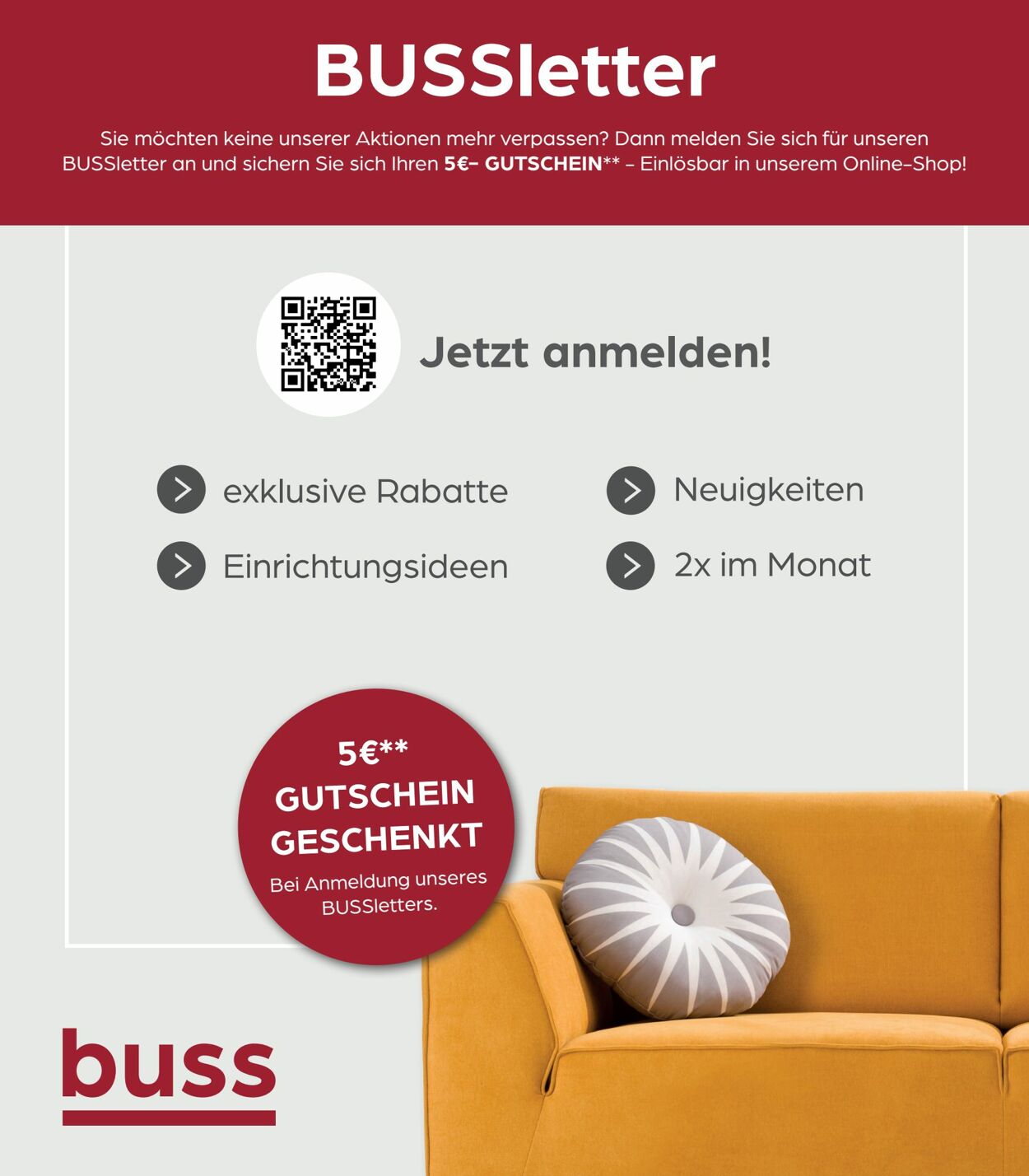 Prospekt Möbel Buss vom 15.09.2022