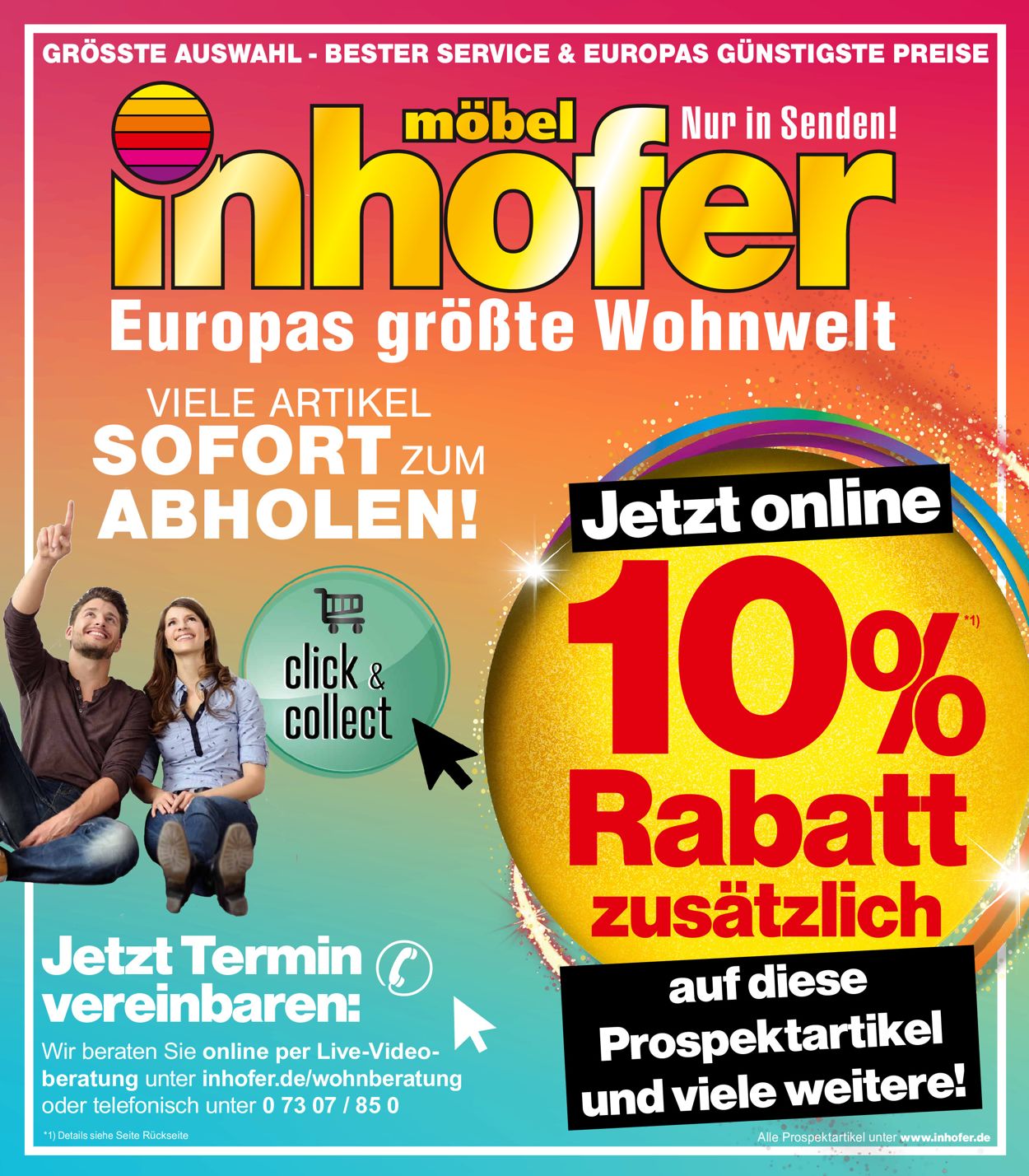 Prospekt Möbel Inhofer vom 14.01.2021