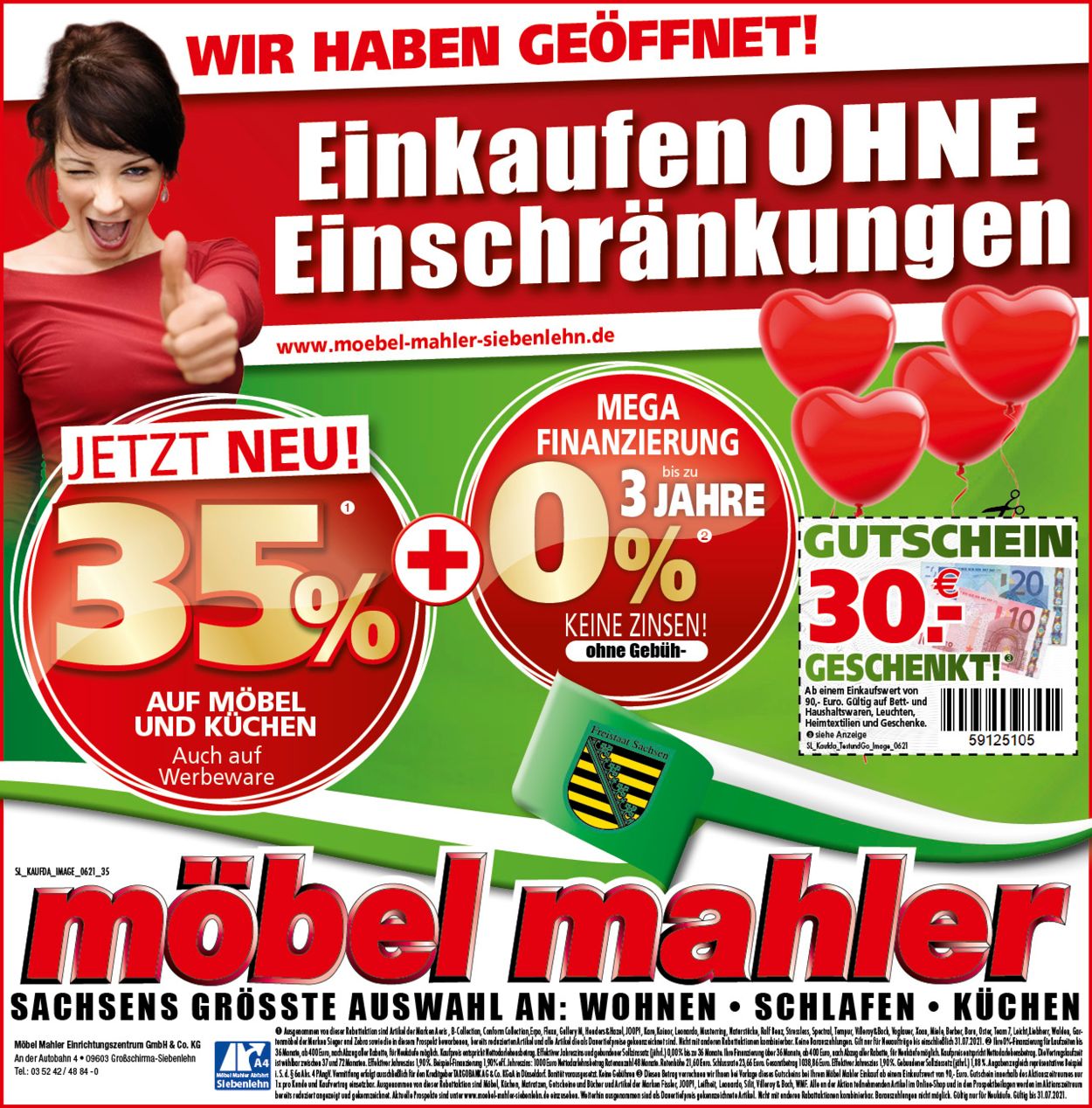 Prospekt Möbel Mahler vom 14.06.2021