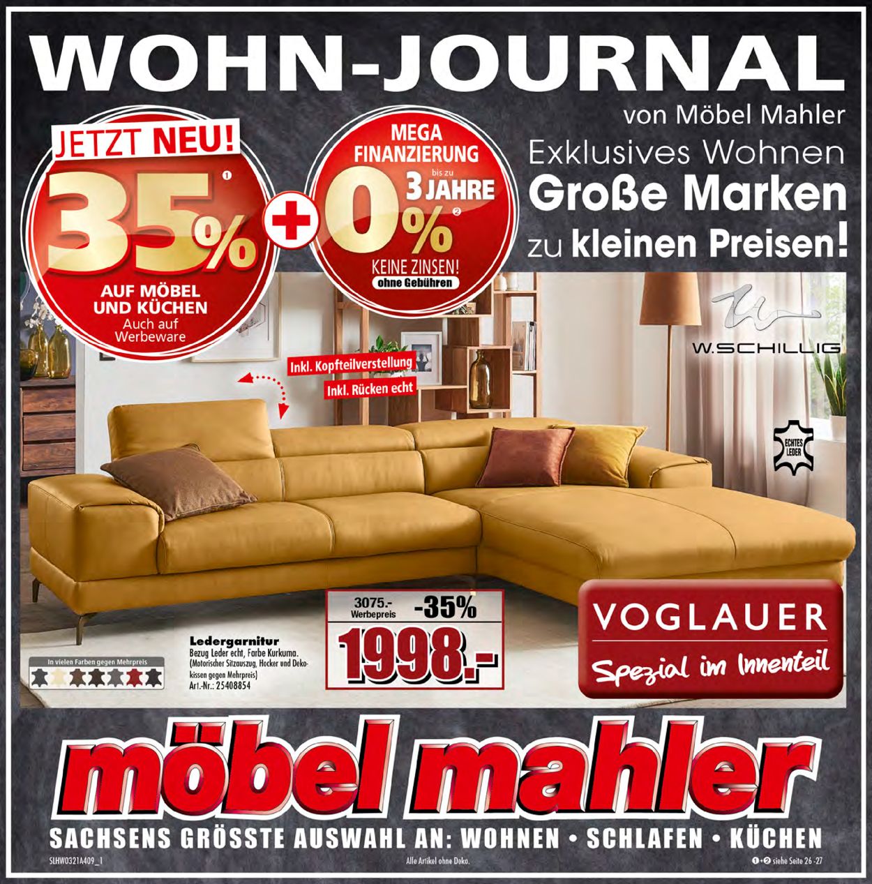 Prospekt Möbel Mahler vom 30.08.2021