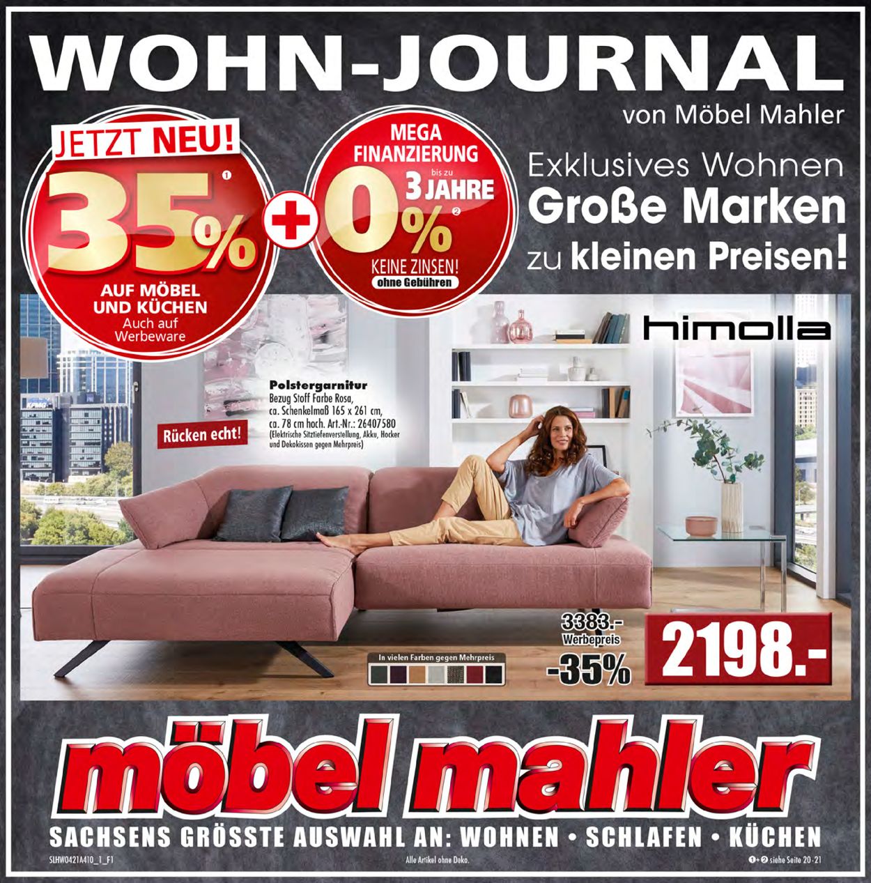 Prospekt Möbel Mahler vom 04.10.2021