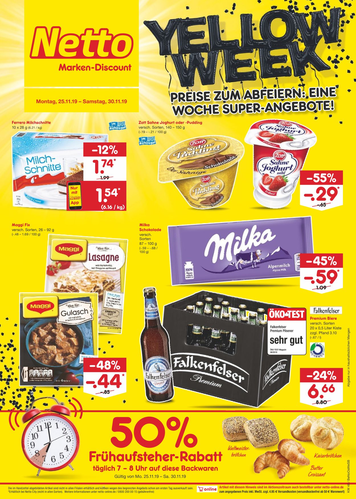 Prospekt Netto Marken-Discount - Yellow Week 2019 vom 25.11.2019