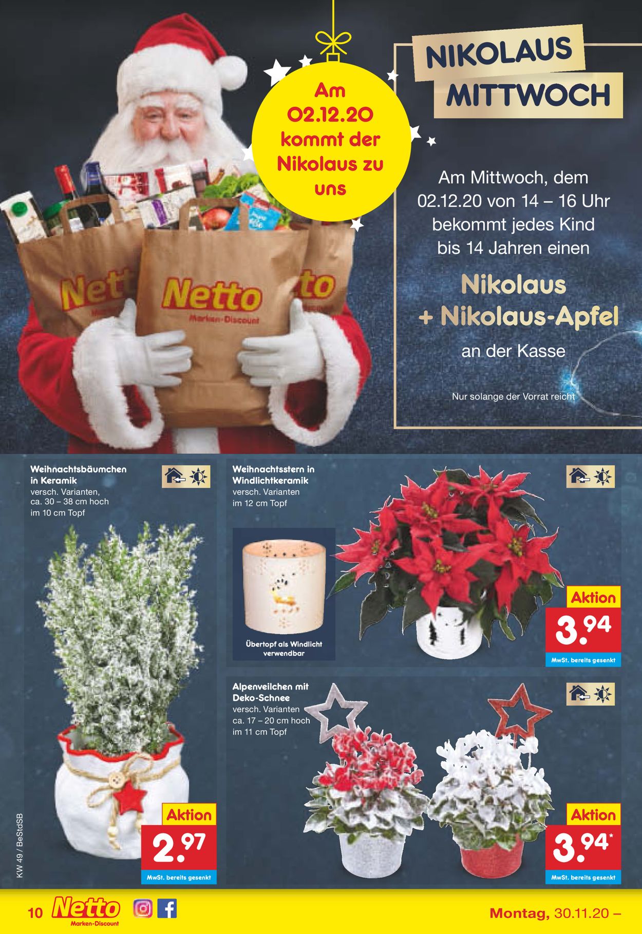Prospekt Netto Marken-Discount Weihnachtsprospekt 2020 vom 30.11.2020