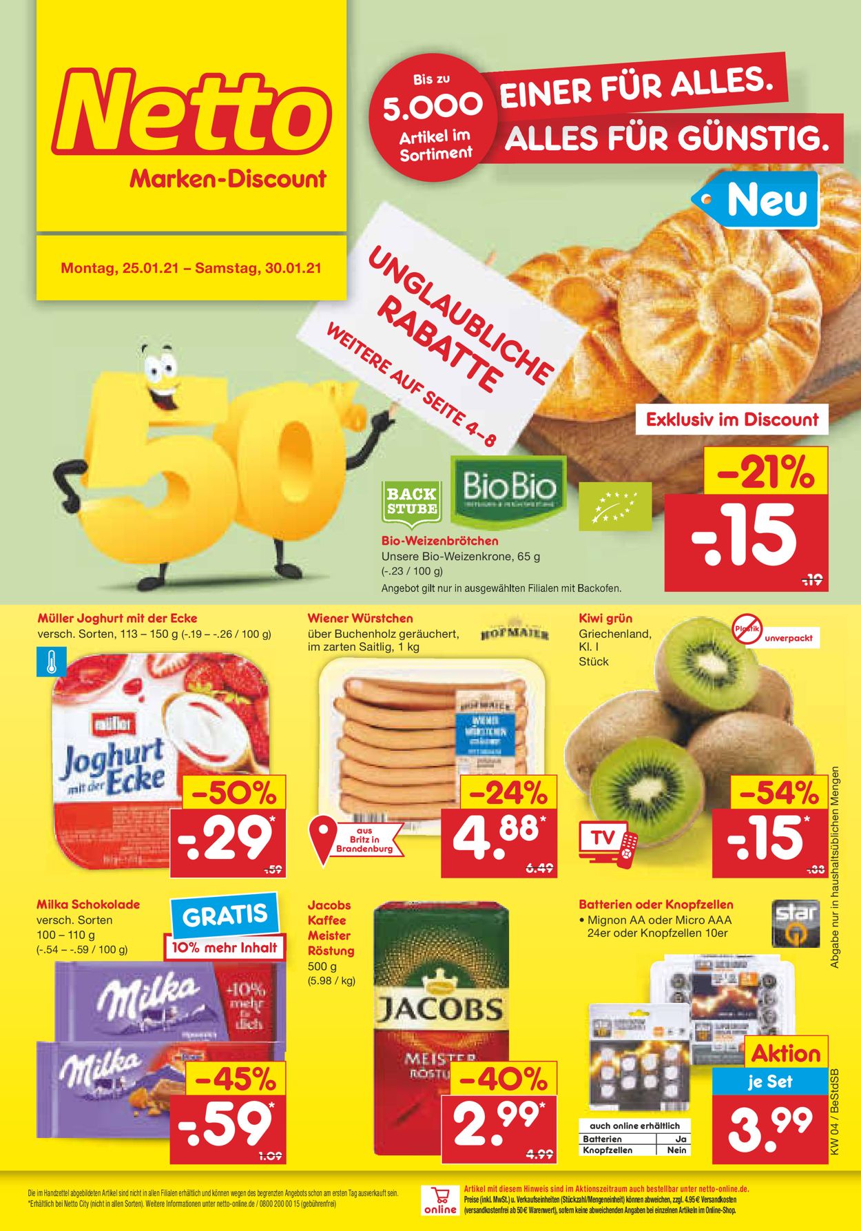 Prospekt Netto Marken-Discount vom 25.01.2021