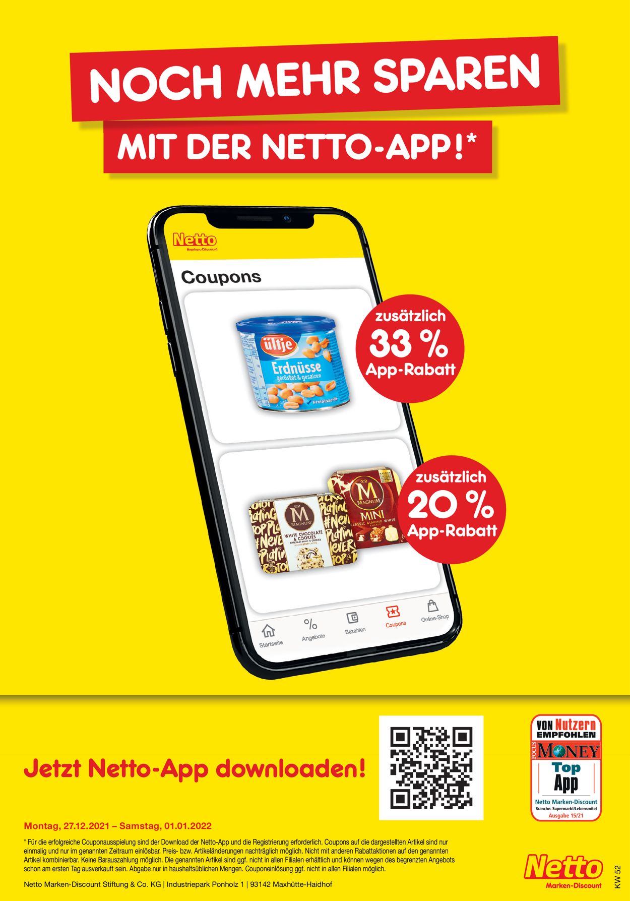 Prospekt Netto Marken-Discount vom 27.12.2021