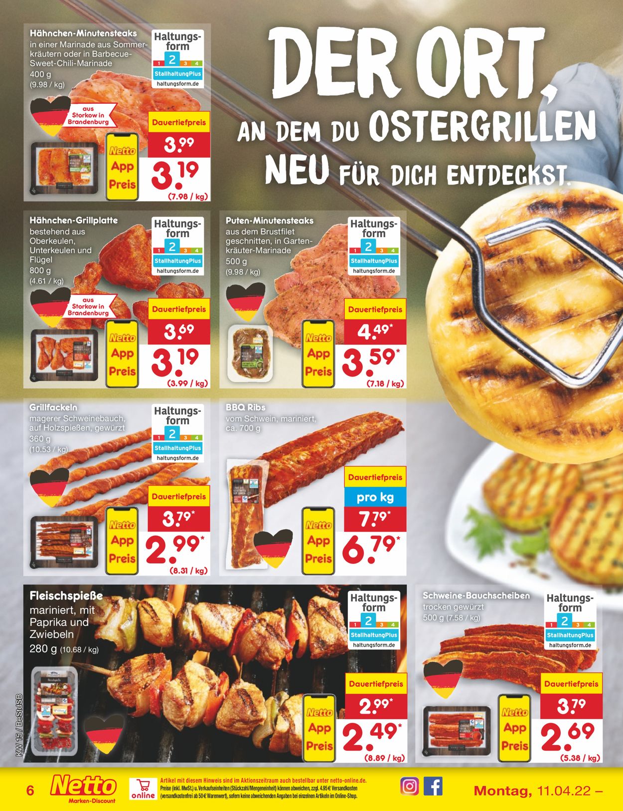 Prospekt Netto Marken-Discount Ostern 2022 vom 11.04.2022