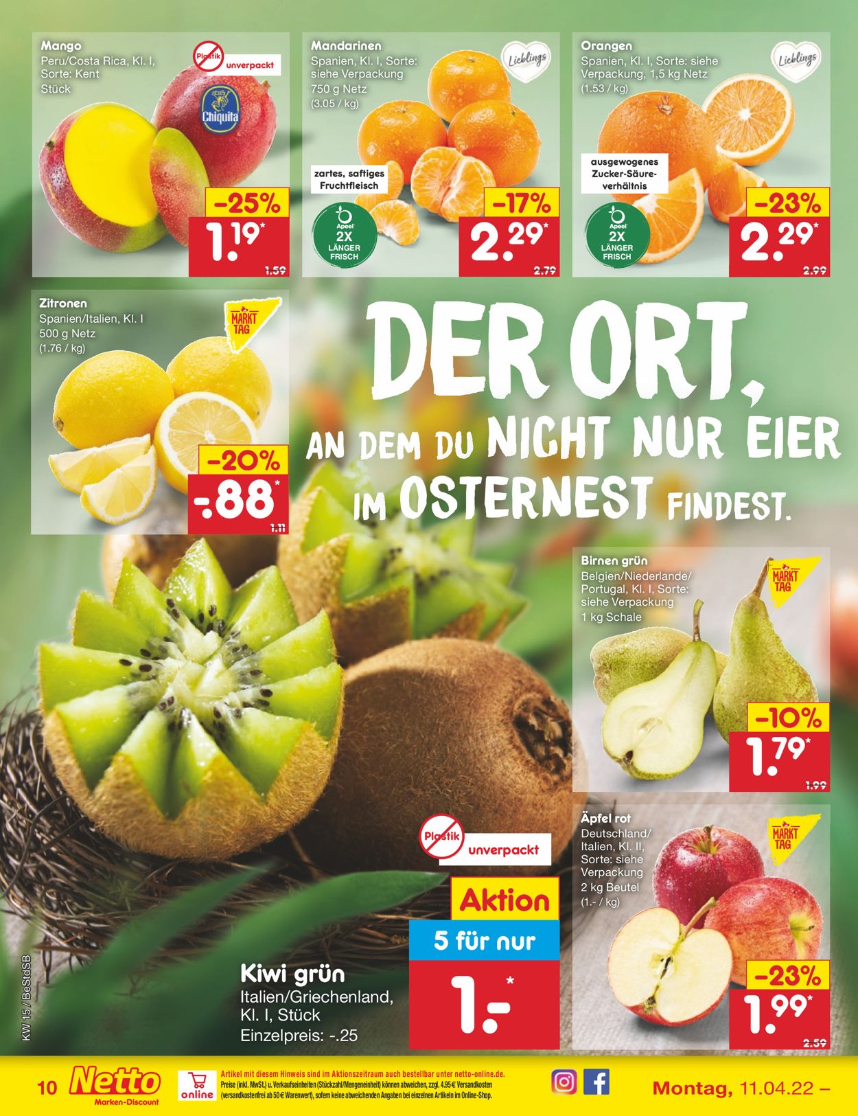 Prospekt Netto Marken-Discount Ostern 2022 vom 11.04.2022