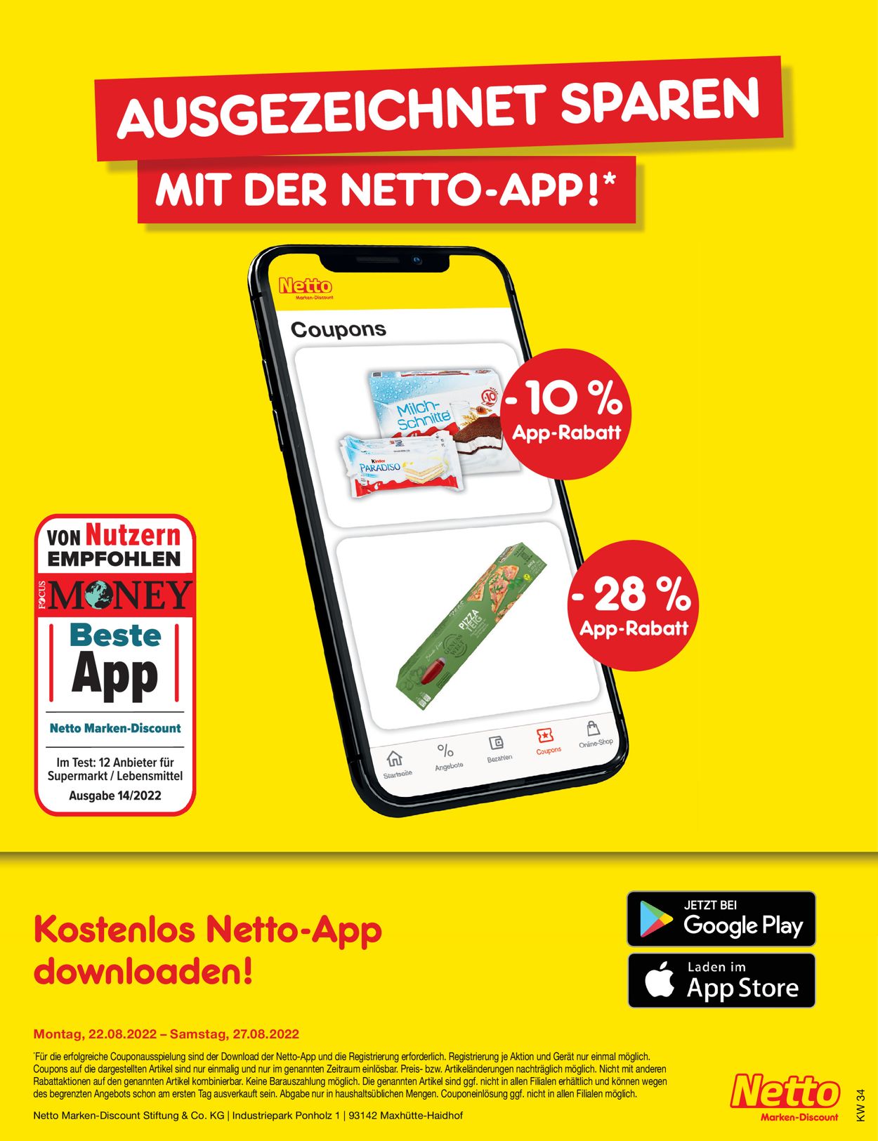 Prospekt Netto Marken-Discount vom 22.08.2022
