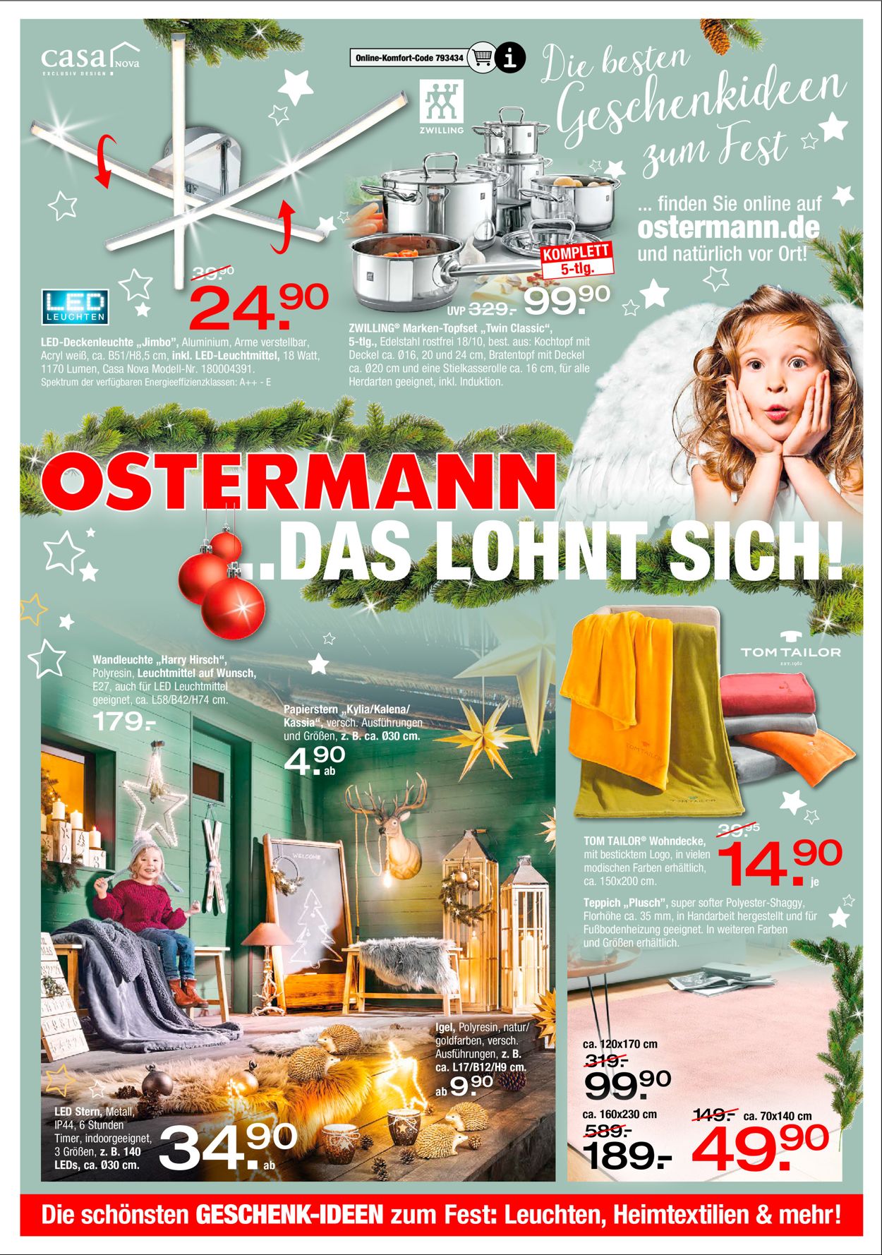 Prospekt Ostermann - Weihnachtsprospekt 2020 vom 11.11.2020