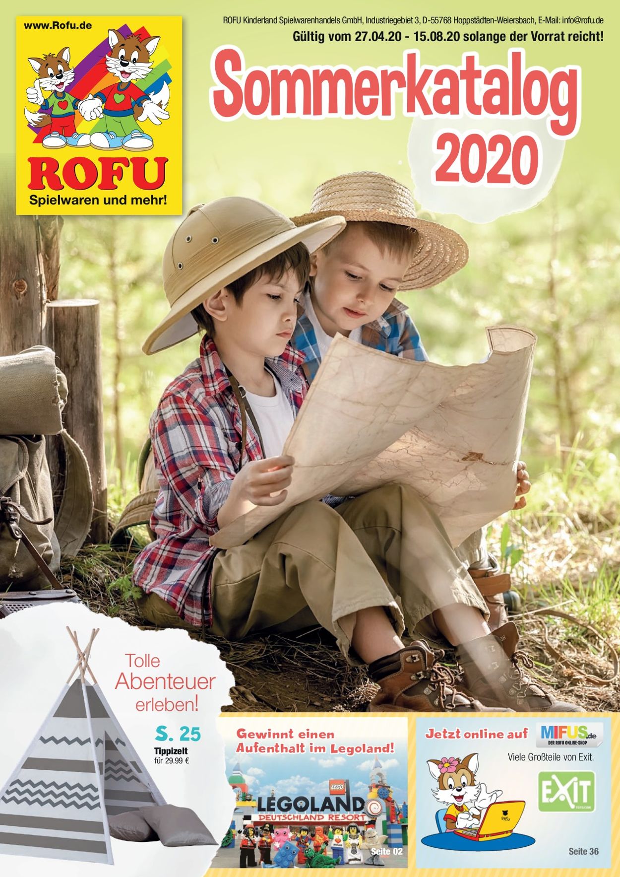 Prospekt ROFU Kinderland vom 27.04.2020