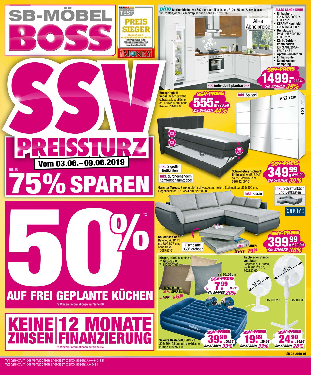 SB Möbel Boss Prospekt 03.06 - - jedewoche-rabatte.de