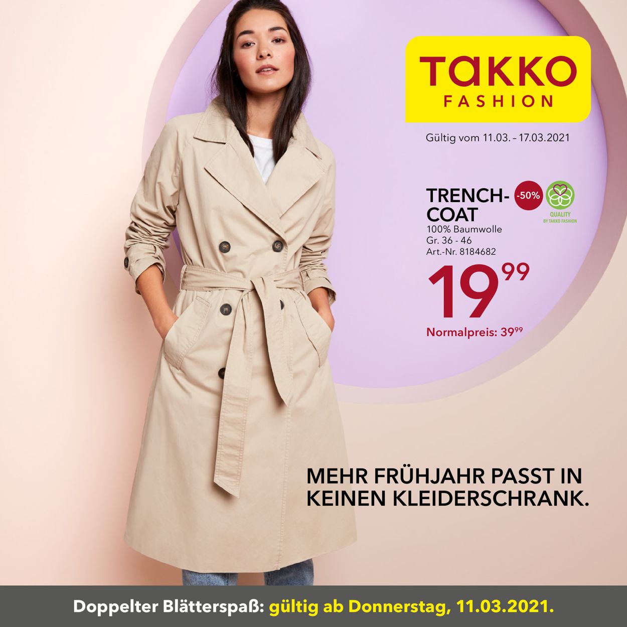Prospekt Takko Fashion vom 11.03.2021