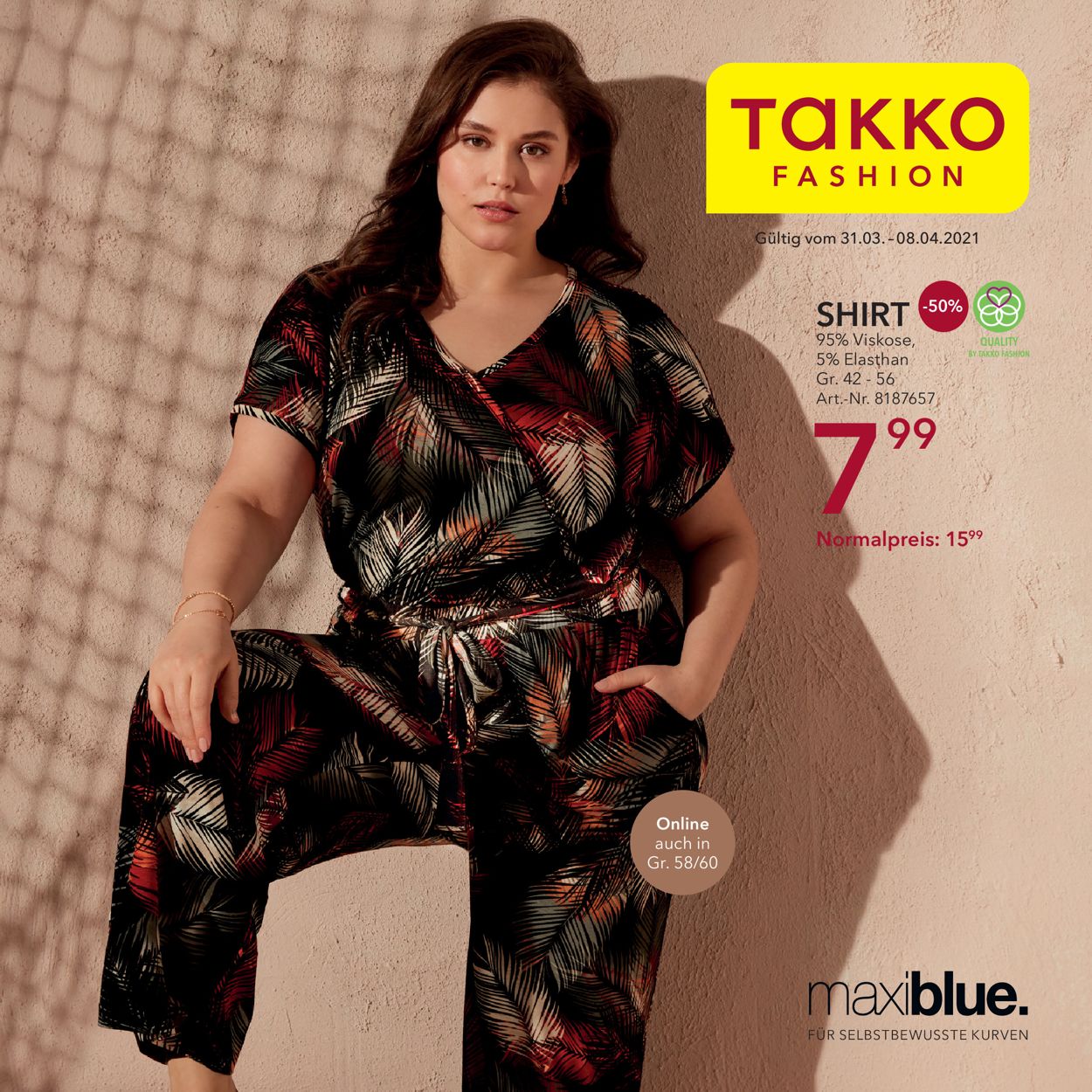 Prospekt Takko Fashion vom 31.03.2021