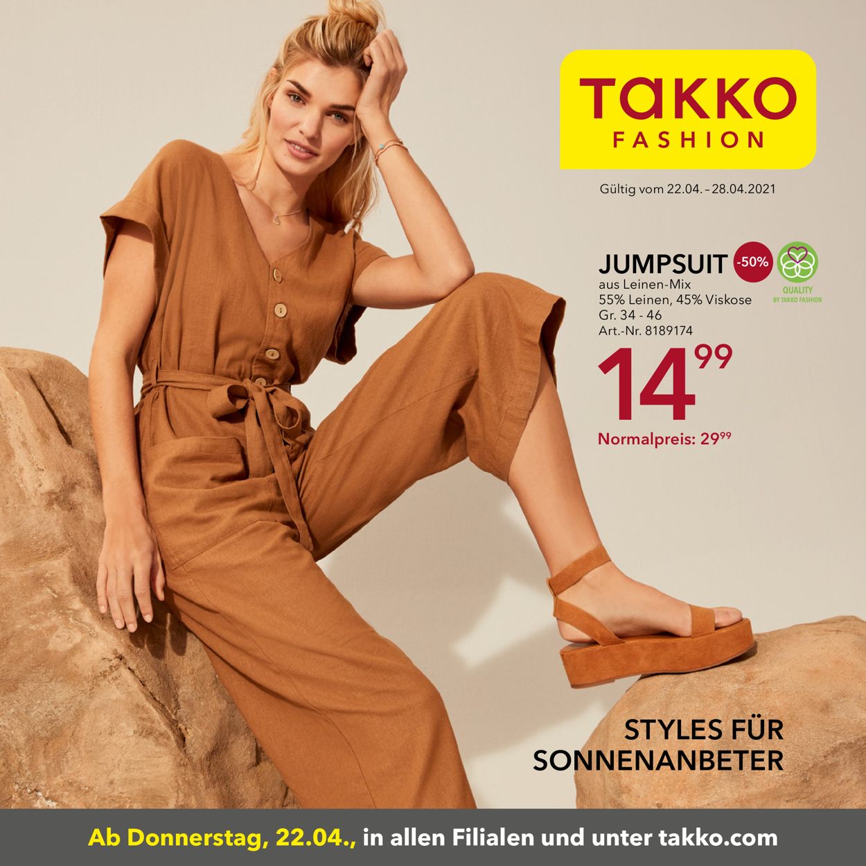 Prospekt Takko Fashion vom 22.04.2021