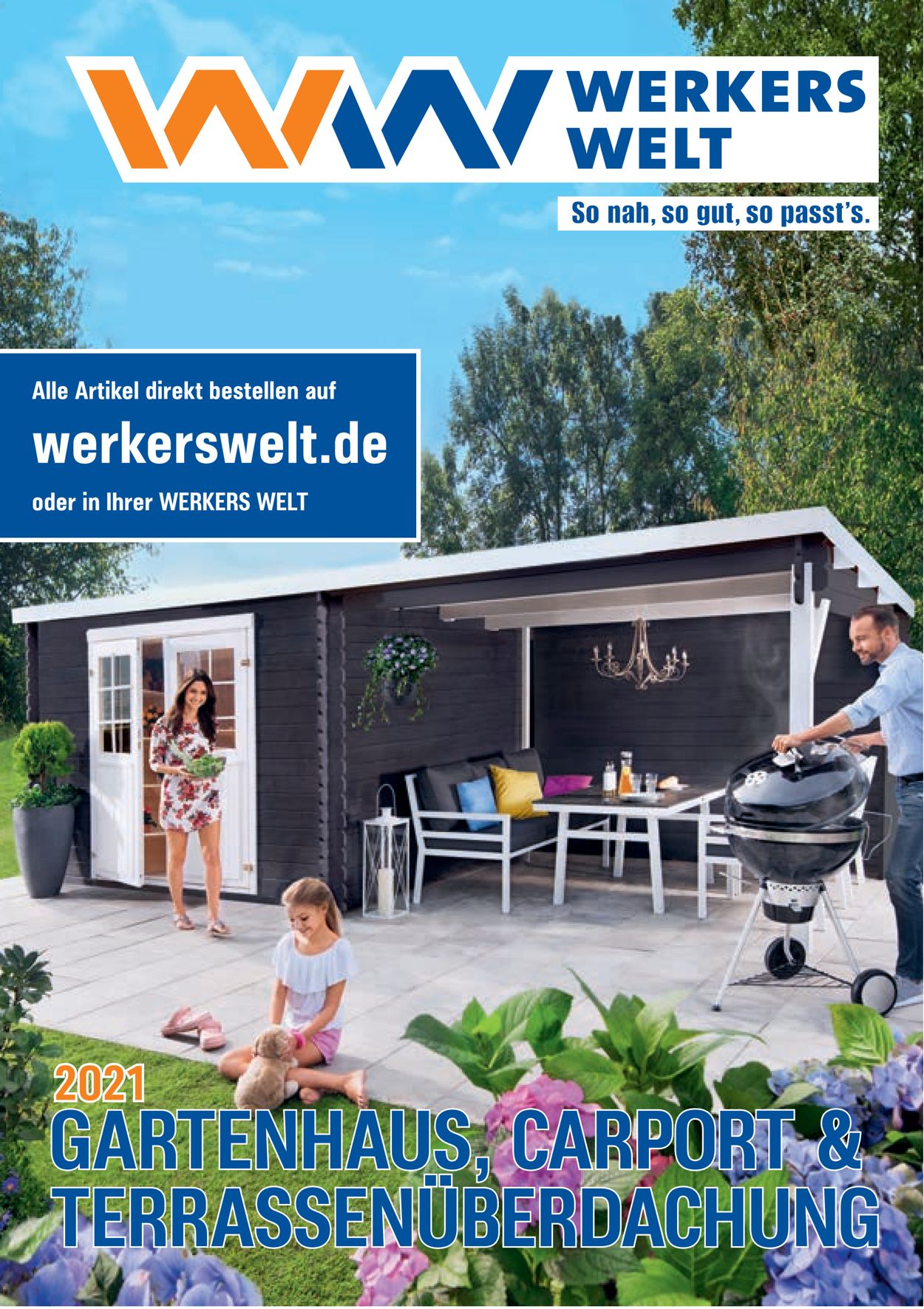 Prospekt Werkers Welt Gartenhaus vom 01.03.2021