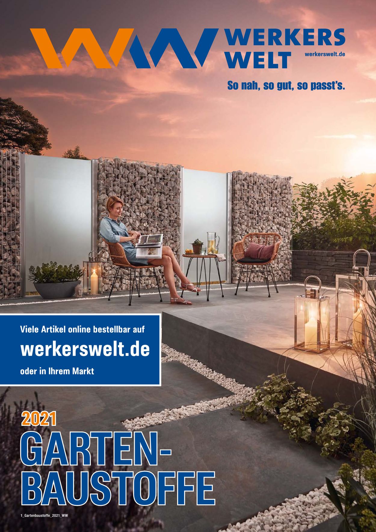 Prospekt Werkers Welt Gartenbaustoffe vom 01.03.2021