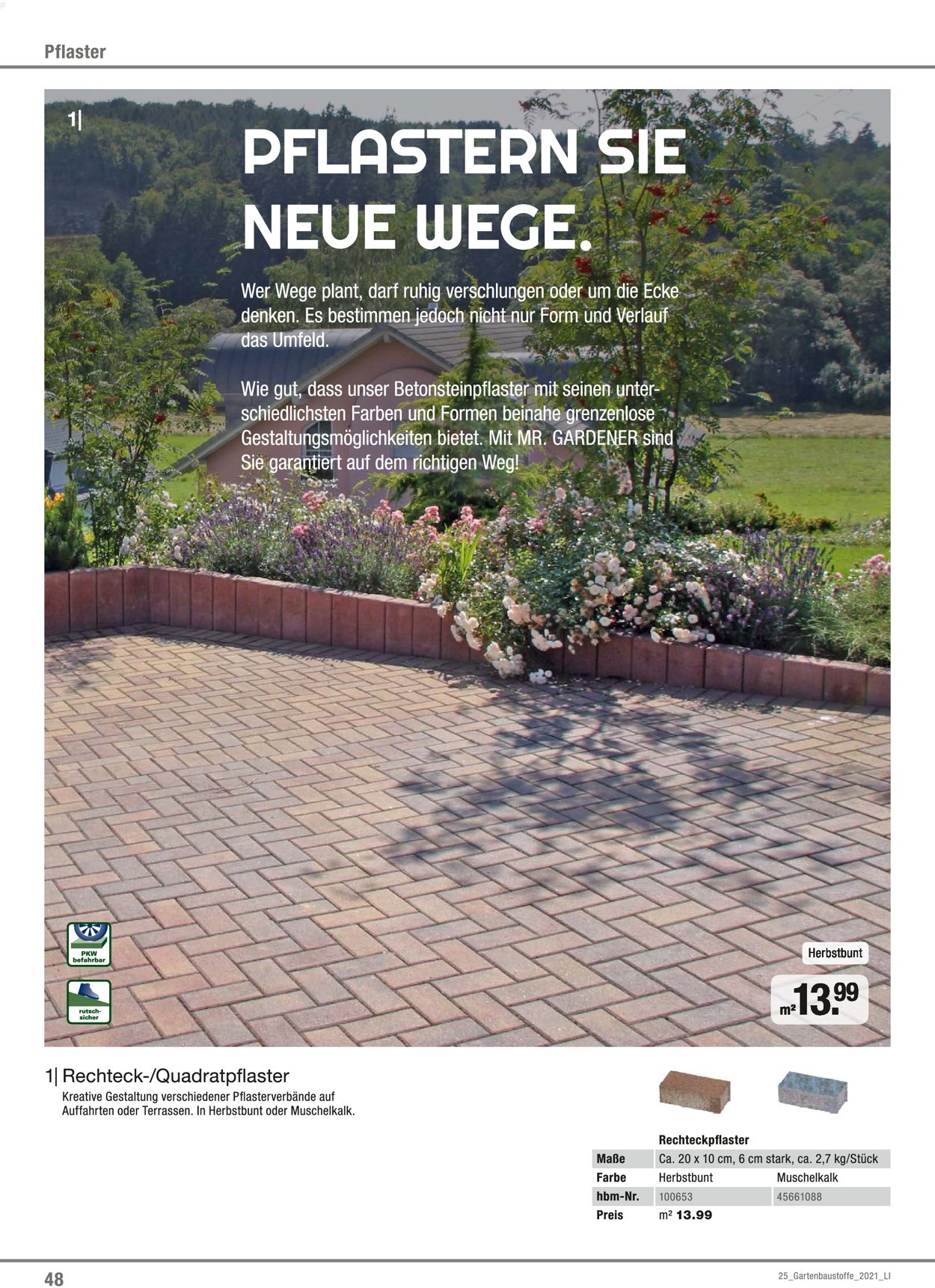 Prospekt Werkers Welt Gartenbaustoffe vom 01.03.2021