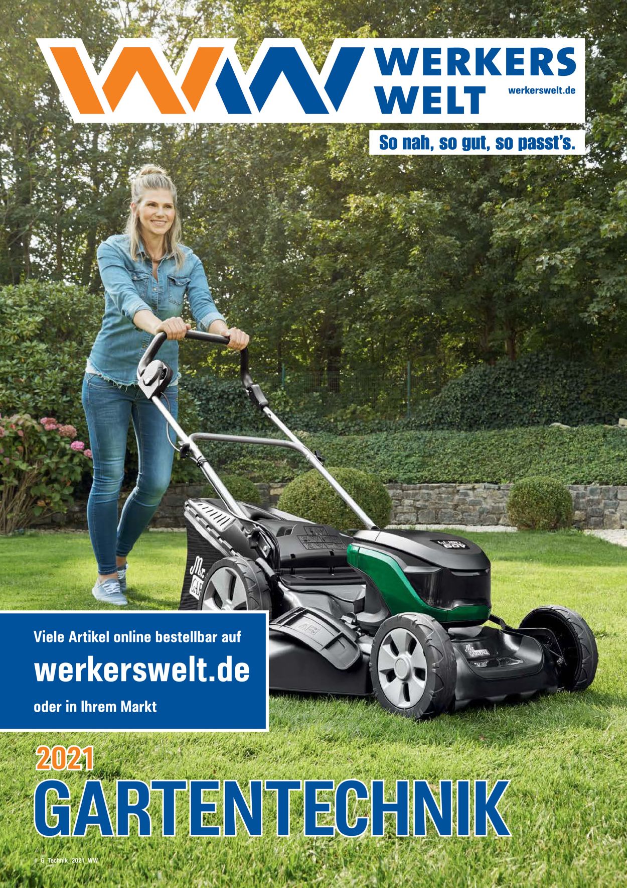 Prospekt Werkers Welt Gartentechnik vom 01.03.2021