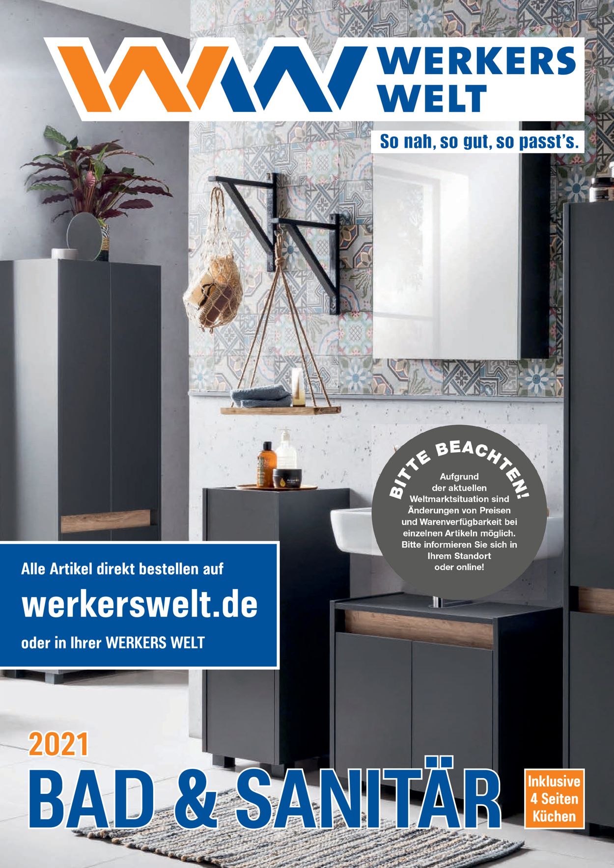 Prospekt Werkers Welt Bad & Sanitär vom 12.04.2021